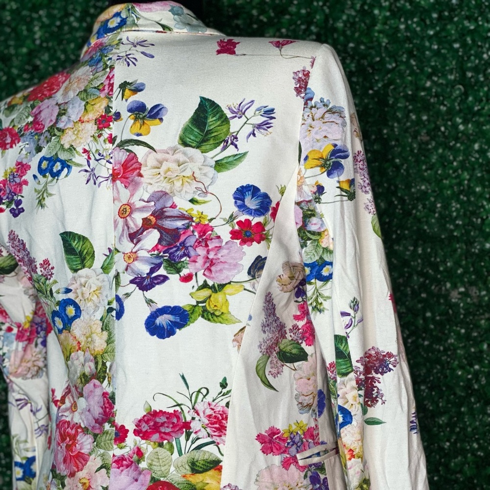 Zara Basic Botanical Garden Blazer - image 10